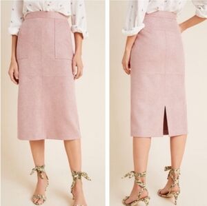Anthro Current Air Clarisa Snake Print Skirt